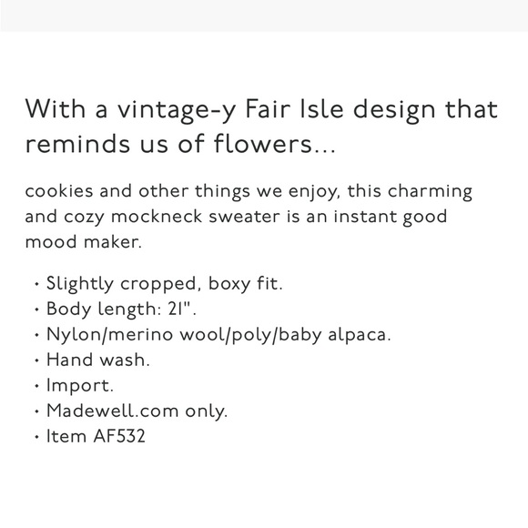 Madewell sweater - Picture 6 of 6